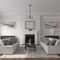 Ekena Millwork Leaf Ceiling Medallion (Canopies up to 4 3/4"), 11 3/8"OD x 3 5/8"ID x 1 1/8"P, Castle Stone Crackle CM11LFCSC - alternate 5
